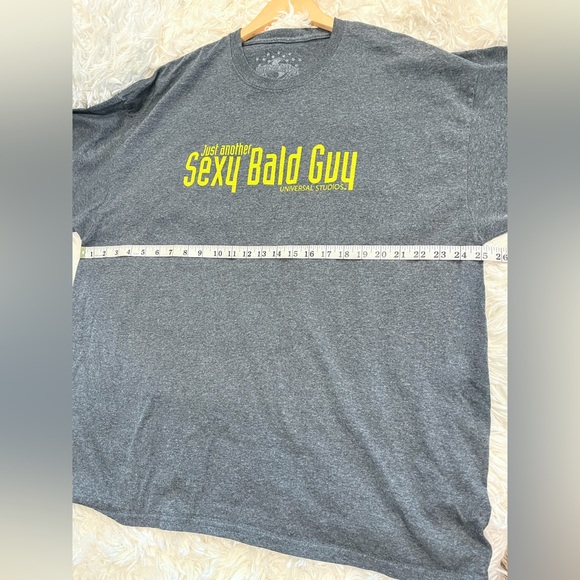 Just Another Sexy Bald Guy Tee Shirt Men’s Size XXL - Picture 4 of 6